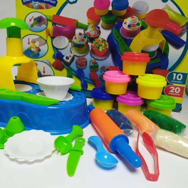 Набор для лепки из теста Фабрика пирожных  - mpl MK 0433