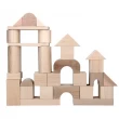 Дерев'яний конструктор кубики Будівельник Еко, KomarovToys - Kom A316