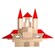 Дерев'яний конструктор кубики Будівельник Юніор, KomarovToys - Kom A317