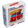Дерев'яні кубики. Склади малюнок Транспорт, Komarovtoys - kom 610
