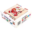 Дерев'яні кубики. Склади малюнок Новий Рік, Komarovtoys - kom 612