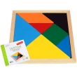 Мозаїка Танграм 7 елементів 30х30 см, Komarovtoys 