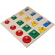 Дерев'яна рамка-вкладиш Монтессорі, Komarovtoys