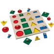 Дерев'яна рамка-вкладиш Монтессорі, Komarovtoys
