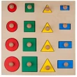 Дерев'яна рамка-вкладиш Монтессорі, Komarovtoys