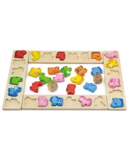 Дерев'яна гра сортер Viga Toys Карнавал тварин (50450)