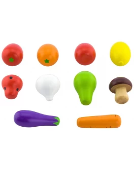 Іграшкові дерев'яні продукти Viga Toys Овочі та фрукти (50734)