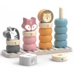 Дерев'яний сортер-пірамідка Viga Toys PolarB Звірята (44022)