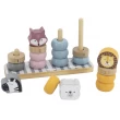 Дерев'яний сортер-пірамідка Viga Toys PolarB Звірята (44022)