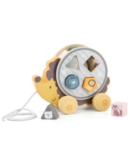 Дерев'яна каталка-сортер Viga Toys PolarB Їжачок (44025)