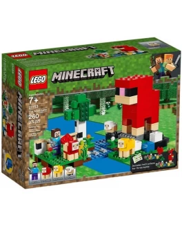 Конструктор LEGO Minecraft Ферма вовни (21153)