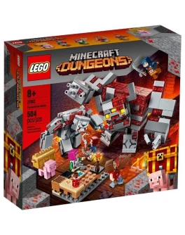 Конструктор LEGO Minecraft Бій за червонокамінь (21163)