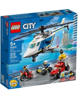 Конструктор LEGO City Погоня на поліцейському гелікоптері (60243)