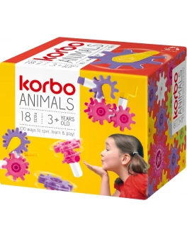 Набір для творчого конструювання Korbo Animals, 18 деталей