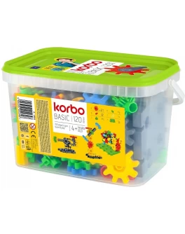 Набір для творчого конструювання Korbo Basic, 120 деталей