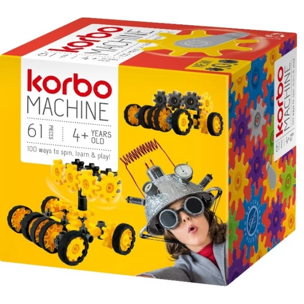 Набір для творчого конструювання Korbo Machine, 61 деталь
