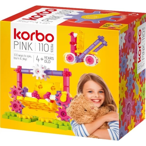 Набір для творчого конструювання Korbo Pink, 110 деталей