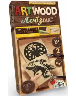 Набір для творчості Danko Toys Artwood Вирізання лобзиком Підставка під чашку міні (LBZ-02-02)