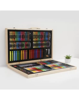 Художній набір для малювання Kid's Art Set 188 предметів в валізі Super Mega Art Set (188pc)