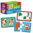 Пазли Vladi Toys Знайди пару. Кольори та забарвлення тварин (VT5003-02)