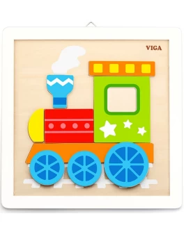Набор для росписи по дереву Viga Toys Своими руками. Паровозик (50686) - afk 50686