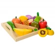 Набор фруктов деревянных для нарезки  на магнитах (MD 1070) - mpl MD 1070
