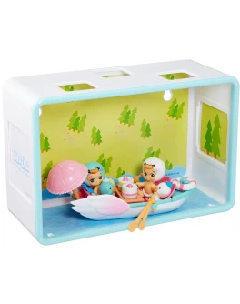 Игровой набор Twozies S1 - Прогулка в лодке (с аксессуарами, 2 эксклюзивных малыша, 2 питомца) - KDS 57016