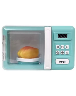 Дитяча іграшка Мікрохвильова піч з набором продуктів, продукти змінюють колір, тарілка обертається (3251)