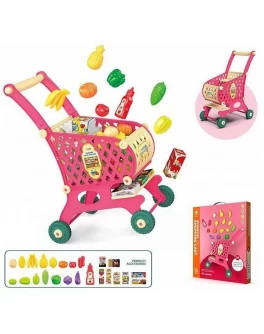 Тележка дитяча з продуктами, 24 елемента (W 051 A)