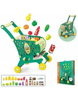 Тележка дитяча з продуктами, 24 елемента (W 061 A)
