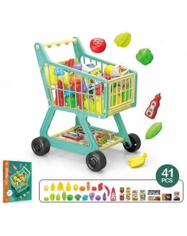 Тележка дитяча з продуктами, 41 елемент (W 081 A)