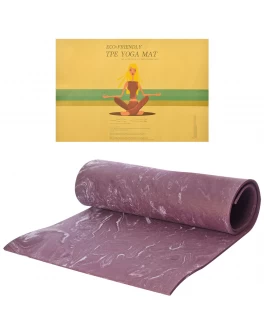 Килимок для занять на вулиці (дитячий каремат) 183х61 см фіолетовий (MS 2014 V)