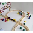Залізниця дерев'яна 48 елементів, потяг на магнітах (C 44905)