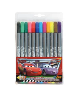 Фломастери двосторонні «Cars» Disney