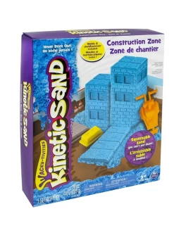 Кинетический песок Kinetic Sand Construction Zone, голубой + формочки (71417-2) - KDS 71417-2