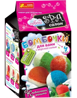 Набор для творчества Бомбочки для ванн Клубничный мохито, Ranok Creative - RK 15130010Р