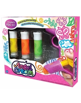 Набор для лепки 3D-крем, 3 цвета с пресс-маркером, Angel Cream - kklab CD08011