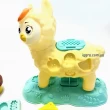 Тісто для ліплення HAPPY Альпака, 6 кольорів пластиліну, молди (SM 8080)